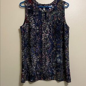 Cabi Multicolor Sleeveless Women's Top Md